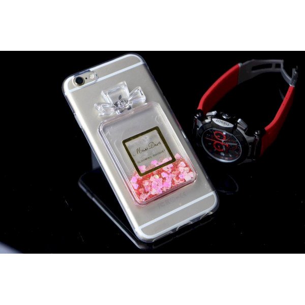 Wholesale iPhone 7 Plus Perfume Glitter Shake Star Dust Case (Pink)